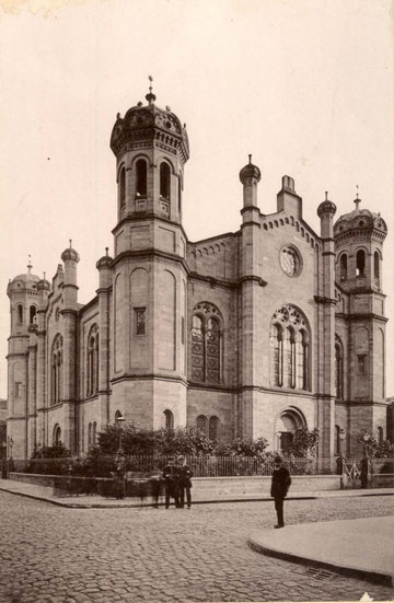 Die Liberale Synagoge, um 1900 / Foto: Stadtarchiv