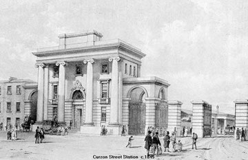 Curzon Street Station. Grateful thanks for the use of this image to Mike Musson, Warwickshire Railways. All Rights Reserved. See Acknowledgements.