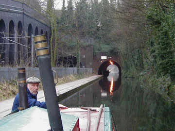 Edgbaston Tunnels, rail & canal underneath B4217. Photo taken from Dudley Canal Trust ex-Stewart & Lloyd tug 'Bittell'. © Copyright Martin Wilson and licensed for reuse under a Creative Commons Licence - Geograph OS reference SP0585 - see Acknowledgements