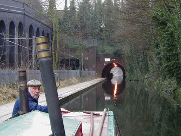 Edgbaston Tunnels, rail & canal underneath B4217. Photo taken from Dudley Canal Trust ex-Stewart & Lloyd tug 'Bittell'. © Copyright Martin Wilson and licensed for reuse under a Creative Commons Licence - Geograph OS reference SP0585