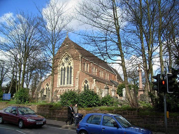 St Mary's Church - the east end (actually physically facing south)