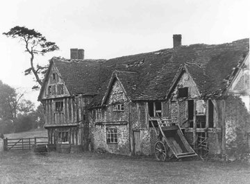 Swanshurst Farm just before demolition - origin of image unknown.