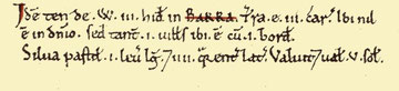 Barr's entry in the Domesday Book from Open Domesday. See Acknowledgements for a link to that website.