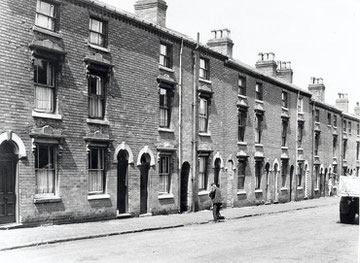 Alexandra Street, a typical 19th-century Ladywood street, now demolished