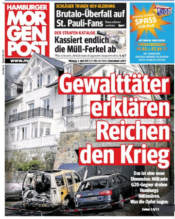 De sensationshungrende medier varmer op ...