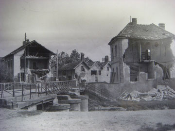 The Ill Bridge at the southern end of the town in 1944