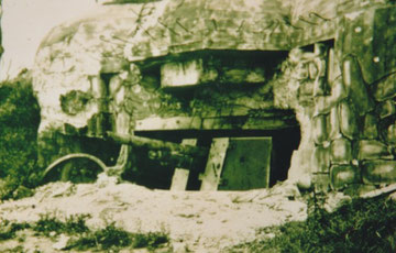 Azville casemate after the battle 1944