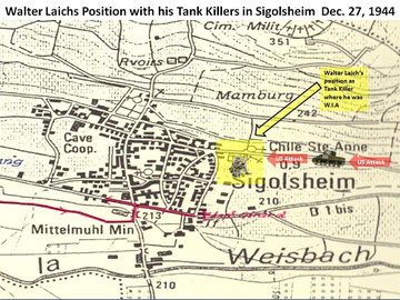 Walter Laichs ambush position armed with a Panzerfaust