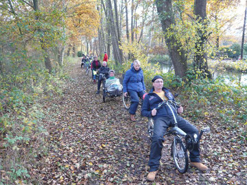 Achim zeigte uns herbstliche Wege an der Lethe und dem Querkanal!