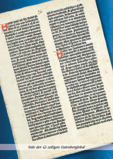 Johannes Gutenberg Und Das Erste Gedruckte Buch Altedruckkunst Webseite