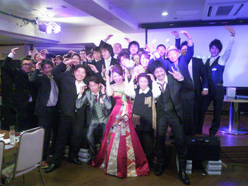 雪の日の結婚式