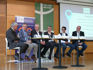Von links: Dr. Herbert Schubert, Dr. Klaus Grünwald, Henning Busse, Norbert Engelhardt, Dr. Ahmet Derecik und Peter Meißner 