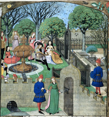 Roman de la Rose : « Le jardin du plaisir ».