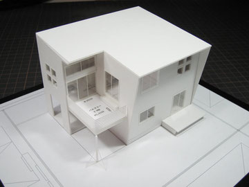 1/100住宅模型画像