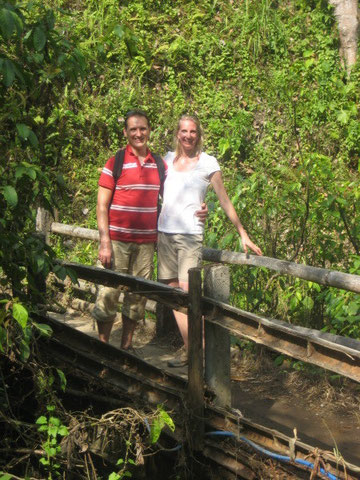 small bridge in a valley