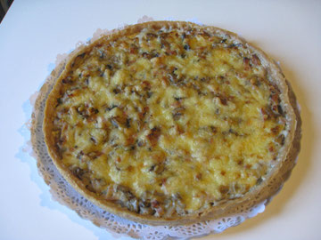 Quiche de champiñones