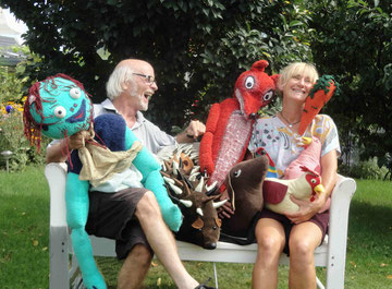Das Team der "PUPPENBÜHNE Ferdinand Resch & Ruth Zauner"