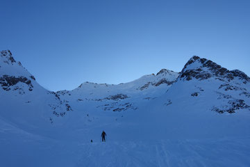 Cristallina, Skitour, Tessin, Bedretto, All' Acqua, Cristallinahütte, Capanna Cristallina
