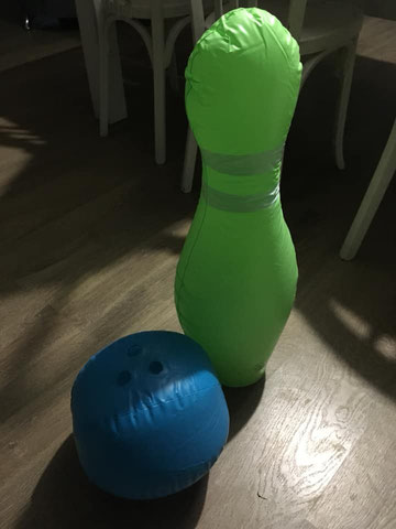 Bowling gonflable géant