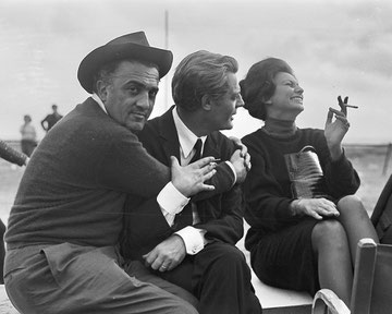 Federico Fellini - Marcello Mastroianni - Sophia Loren