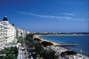 The famous Promenade de la Croisette