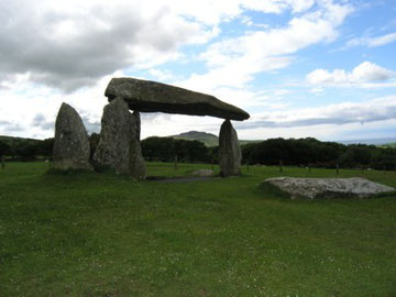 Pentre Ifan & Mynydd Carningli beyond. June 2009.