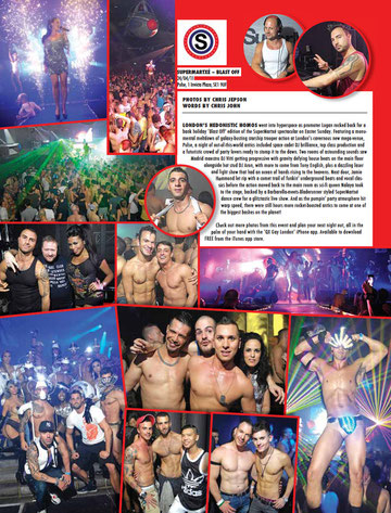 QX Magazine with me and DJ Vitti in the top right corner.