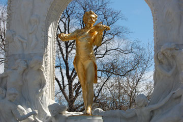 Johann Strauß Denkmal im Stadtpark