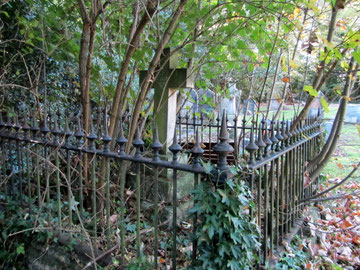 The grave at Stirchley of Hugo Moreton Phillips