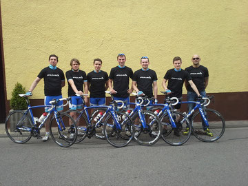 v.L. Florian Rumpel, Andreas Kliem, Alexander Buchwald, Robert Gebauer, Thomas Karwath, Lennart Böhm und Dirk Kirchharz
