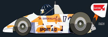 Damon Hill by Muneta & Cerracín - Ralt RT30 Volkswagen. British F3 Championship 1986 Brands Hatch