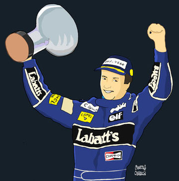 Riccardo Patrese by Muneta & Cerracín