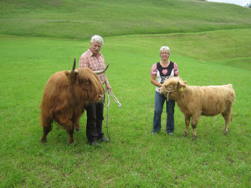 Kari mit Laura und Vreni mit Lena
