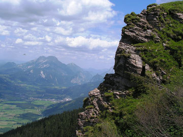 Blick auf Admont vom Dürrenschöberl (1.738 mtr.)
