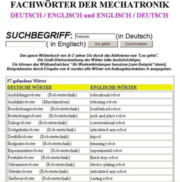 english dictionary mechatronic of drives deutsch englisch Woerterbuch Fachbegriffe kfz Mechatroniker Lexikon  electronic words Fachsprache vocabulary  books
