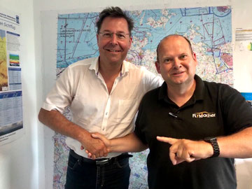 Thomas mit Prüfer Udo