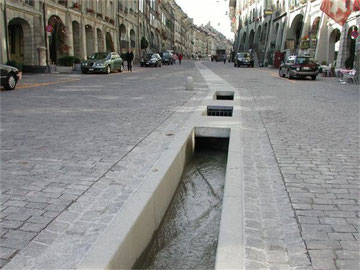 Überbleibsel des Stadtbachs in der Stadt Bern