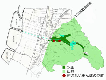 飯田川地区詳細図