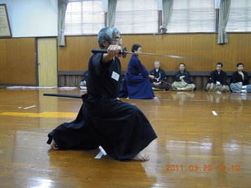 初段審査 大山武道館 斉木さん