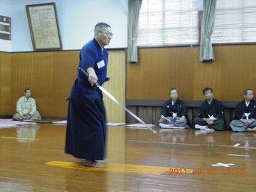 初段審査 大山武道館 井上さん