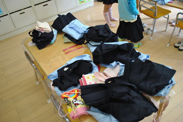 きれいに畳んでありますね。