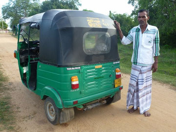 Bild: Akeem der Tuk-Tuk Fahrer