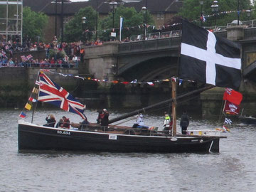 Barnabas on the River Thames as part of the Diamond Jubilee pageant. http://www.geograph.org.uk/photo/2979211  This photograph is copyrighted but also licensed for further reuse.  © Copyright David Hawgood http://www.geograph.org.uk/profile/560 Licensed f