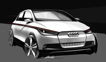 Elektroauto Audi A2 concept auf der IAA 2011 zu sehen