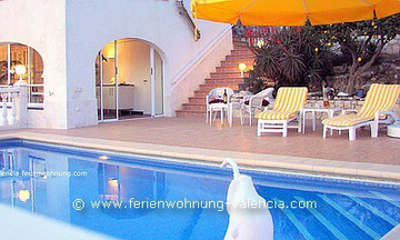 Ferienwohnung Valencia, Villa Gandia Hills, Terrasse der Ferienwohnung, www.ferienwohnung-valencia.com
