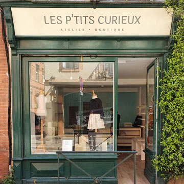 Cette image représente la facade de la boutique Les Ptits Curieux à Toulouse