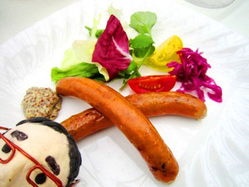 十勝平野産どろ豚ソーセージ¥500