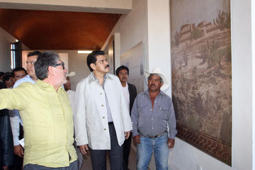 Gobernador Francisco Olvera inaugura zona arqueológica El Pañhu