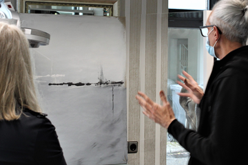 Kunstausstellung Haarmoden Jürgen Krämer Lahr