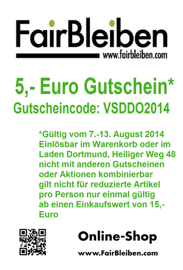 Vegan Street Day FairBleiben Gutschein